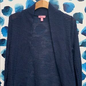 Navy blue Amalie cardigan sweater